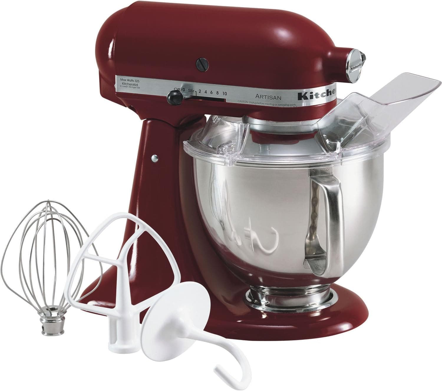 KitchenAid KSM150PSGC Artisan Series 5 Qt Stand Mixer with Pouring Shield, Gloss Cinnamon