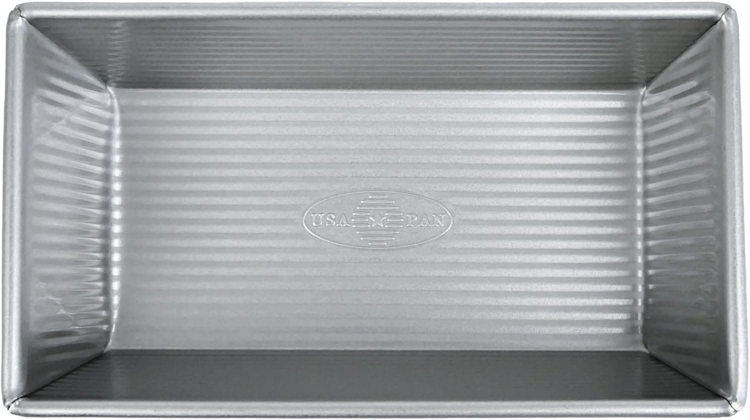 USA Pan 1145LF Bakeware Aluminized Steel 1.25 Lb Loaf Pan, Medium, Silver