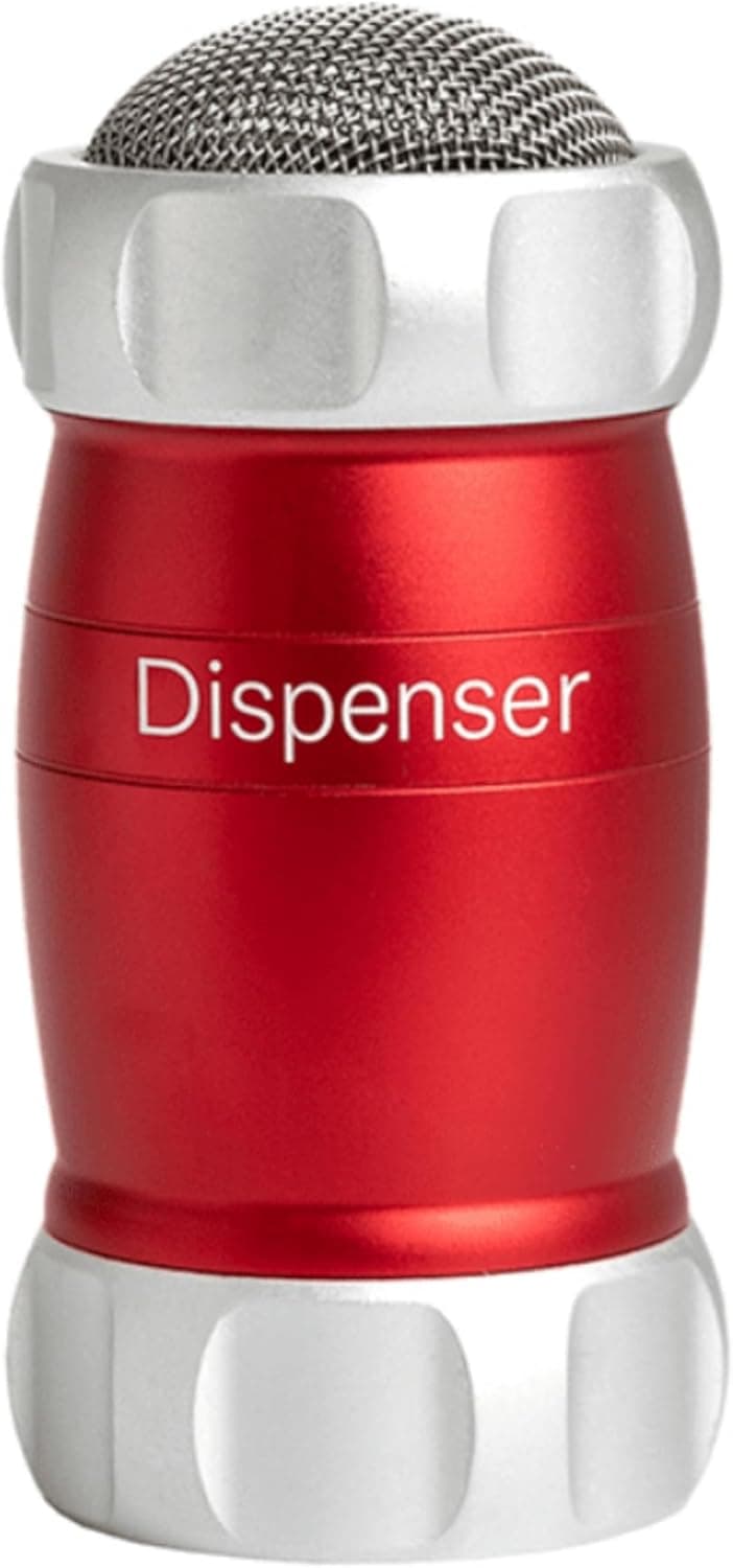 Marcato Design Atlas Flour Duster Dispenser Shaker, Made In Italy, Red