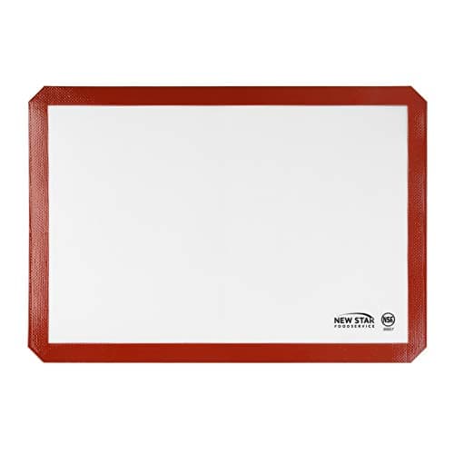 New Star Foodservice 530271 Commercial Grade Silicone Baking Mat Non Stick Pan Liner, 14 x 20 inch (Two-Thirds Size)