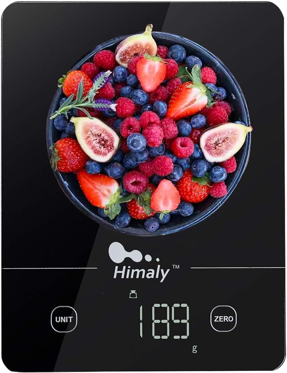 Food Scale Digital Weight Grams and oz, 11lb Kitchen Scale for Cooking Baking, Easy Clean Touch Button Tempered Glass Panel with LED Display