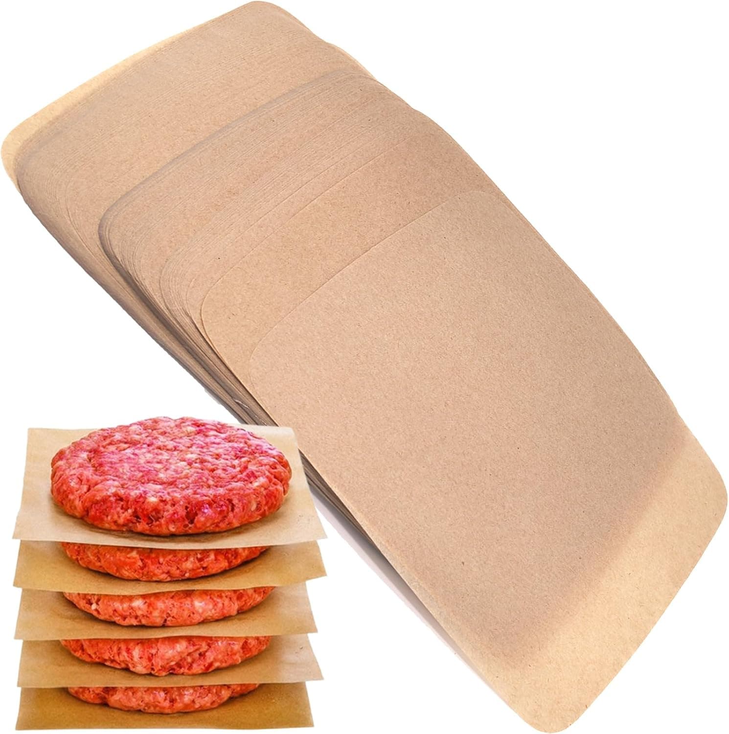 Precut Parchment Paper Sheets, 9x13 in, 100 Pcs, Heavy-Duty Unbleached for Baking Grilling Air Fryer