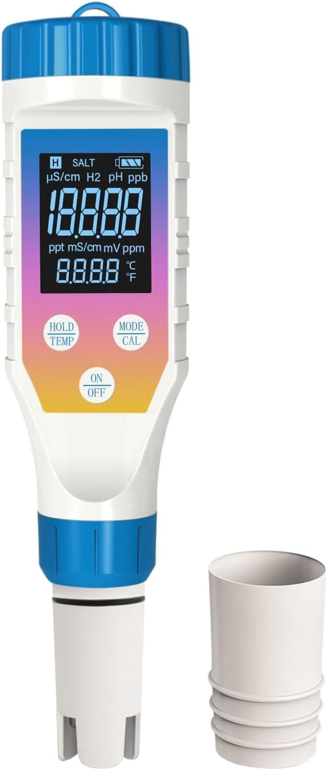 Yewhick pH Meter for Food, Digital pH Tester with High Accuracy pH Probe for Sourdough and Bread, for Fermentation Canning, Meat, Cheese, Solid Samples and Water