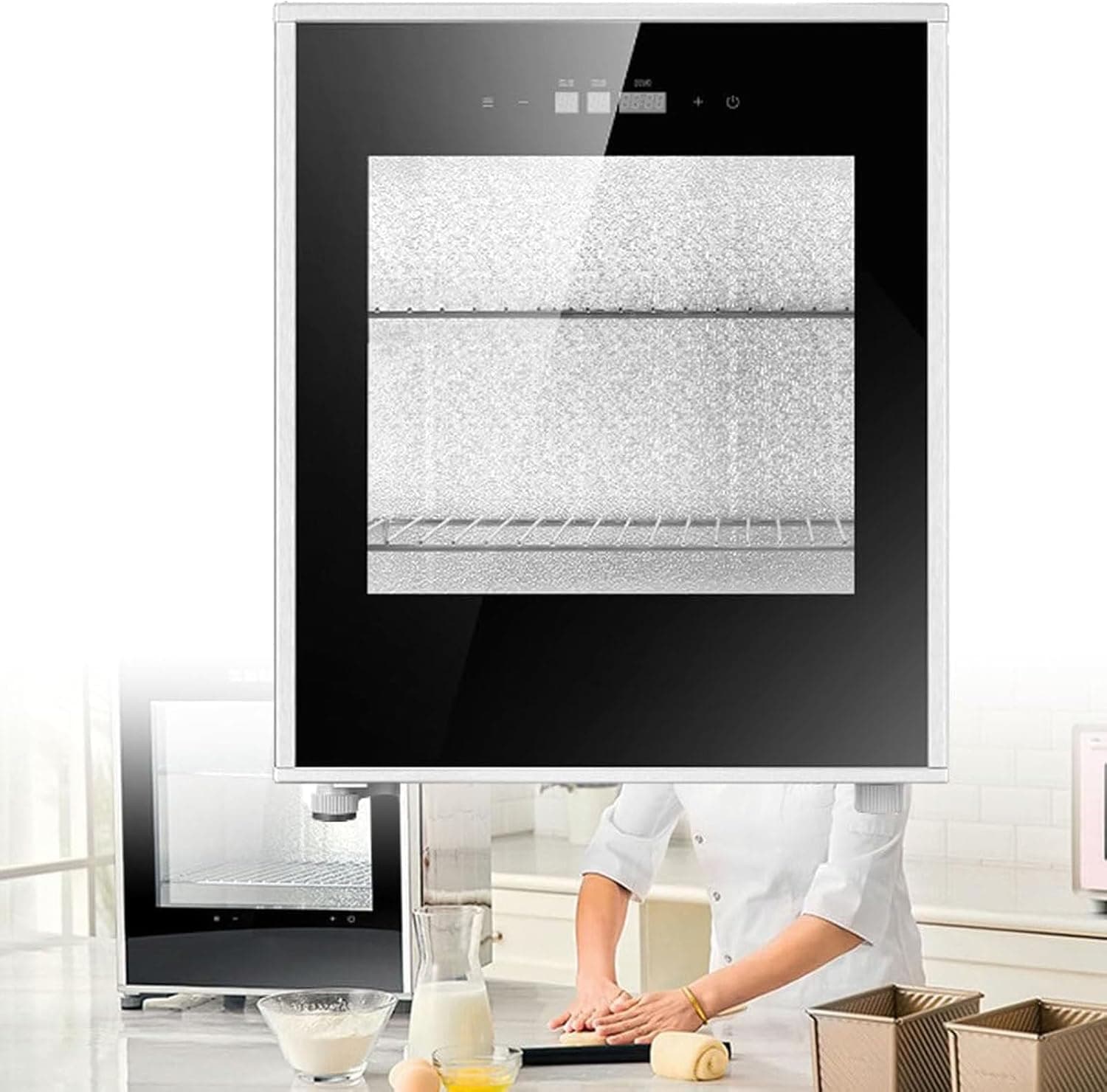 Bread Proofing Box, 40L Electric Dough Proofer Machine, Kitchen Dough Yogurt Bread Fermentation Machine with Humidity and Temperature Control