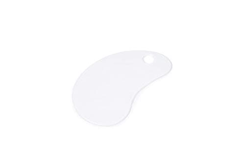 Fox Run Dough and Bowl Scraper, Curved, White