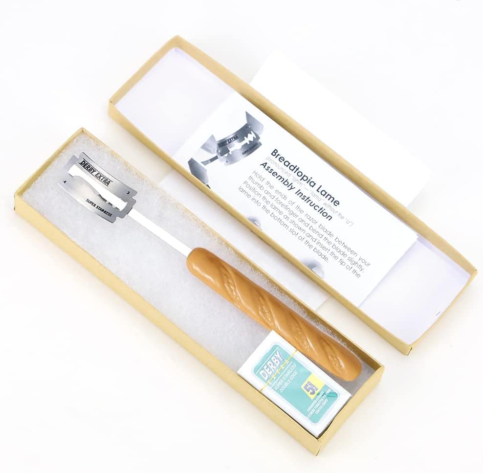 Breadtopia Bread Lame with 5 Blades & Storage Box, Premium Lame Bread Tool, Bread Lame Dough Scoring Tool, Perfect as a Sourdough Scoring Blade