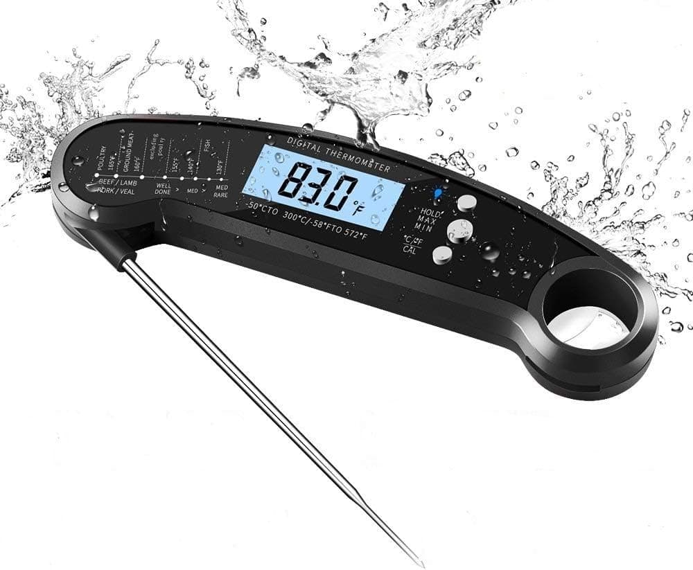 Digital Kitchen Thermometer for Bread, Candy, Yogurt, Liquids, Instant Read Waterproof Magnetic