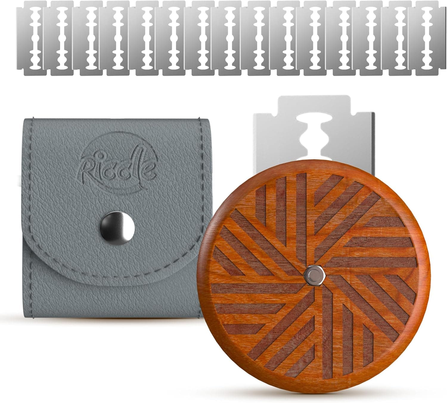 RICCLE UFO Bread Lame Slashing Tool Dough Scoring Knife with 15 Razor Blades and Storage Cover