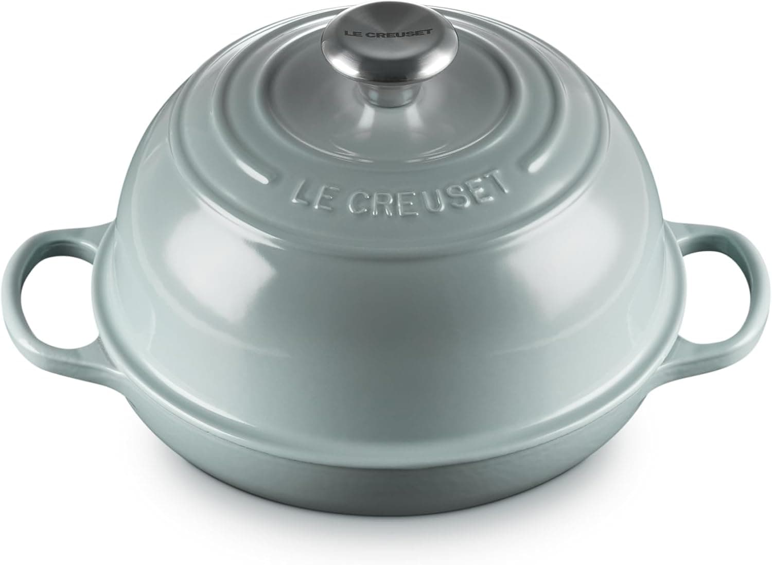 Le Creuset Enameled Cast Iron Round Bread Oven, 9.5 inch, Sea Salt